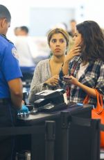 SELENA GOMEZ at Miami International Airport