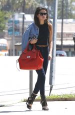 SELENA GOMEZ Leaves Starbucks in Studio City
