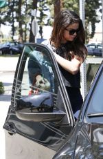 SELENA GOMEZ Leaves Starbucks in Studio City