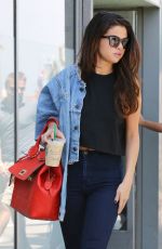SELENA GOMEZ Leaves Starbucks in Studio City
