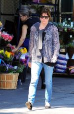 SELMA BLAIR Shopping at Bristol Farms in Los Angeles