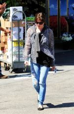 SELMA BLAIR Shopping at Bristol Farms in Los Angeles