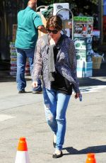 SELMA BLAIR Shopping at Bristol Farms in Los Angeles