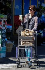 SELMA BLAIR Shopping at Bristol Farms in Los Angeles