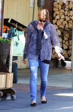 SELMA BLAIR Shopping at Bristol Farms in Los Angeles