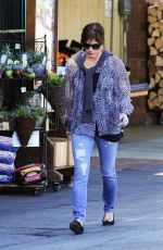 SELMA BLAIR Shopping at Bristol Farms in Los Angeles