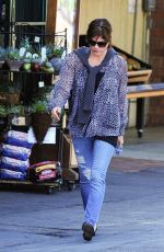 SELMA BLAIR Shopping at Bristol Farms in Los Angeles