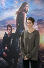 SHAILENE WOODLEY - Divergent Photocall in Madrid