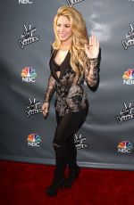 SHAKIRA at The Voice Red Carpet Event
