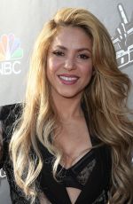 SHAKIRA at The Voice Red Carpet Event