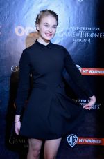SOPHIE TURNER at Game of Thrones Season 4 Premiere in Paris