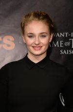 SOPHIE TURNER at Game of Thrones Season 4 Premiere in Paris