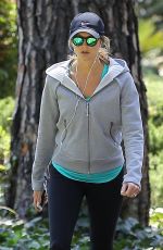STACY KEIBLER in Leggings Out Hiking in Los Angeles