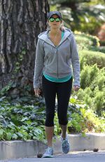 STACY KEIBLER in Leggings Out Hiking in Los Angeles