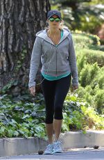 STACY KEIBLER in Leggings Out Hiking in Los Angeles