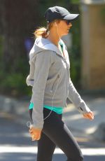 STACY KEIBLER in Leggings Out Hiking in Los Angeles