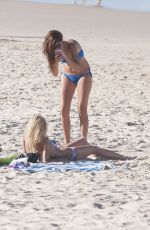 TARA REID and Friends in Bikini at a Beach