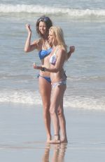 TARA REID and Friends in Bikini at a Beach