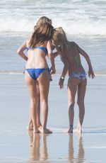 TARA REID and Friends in Bikini at a Beach