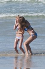 TARA REID and Friends in Bikini at a Beach
