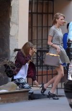 TAYLOR SWIFT and CARA DELEVINGNE Out in New York