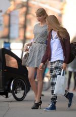 TAYLOR SWIFT and CARA DELEVINGNE Out in New York