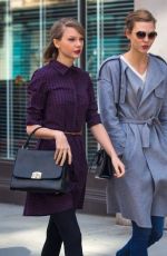 TAYLOR SWIFT and KARLIE KLOSS Out and About in New York