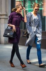 TAYLOR SWIFT and KARLIE KLOSS Out and About in New York