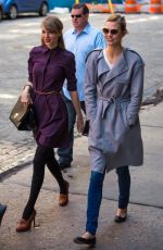 TAYLOR SWIFT and KARLIE KLOSS Out and About in New York
