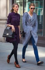 TAYLOR SWIFT and KARLIE KLOSS Out and About in New York