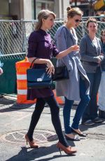 TAYLOR SWIFT and KARLIE KLOSS Out and About in New York