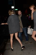 TAYLOR SWIFT and KARLIE KLOSS Out for Dinner in New York