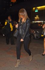 TAYLOR SWIFT and SARAH HYLAND Leaves Koi Restaurant in New York