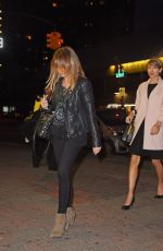 TAYLOR SWIFT and SARAH HYLAND Leaves Koi Restaurant in New York