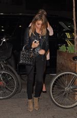 TAYLOR SWIFT and SARAH HYLAND Leaves Koi Restaurant in New York