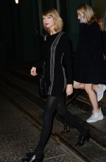 TAYLOR SWIFT Evening Out in New York