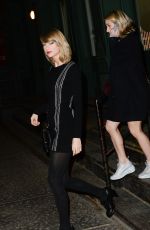TAYLOR SWIFT Evening Out in New York