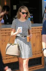 TAYLOR SWIFT in Short Dress Out in New York