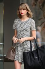 TAYLOR SWIFT in Short Dress Out in New York