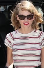 TAYLOR SWIFT in Short Skirt Out in New York