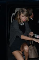 TAYLOR SWIFT in Shorts Leaves Her Hotel in New York