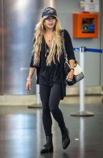 VANESSA HUDGENS Arrives at JFK Airport in New York