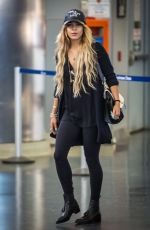 VANESSA HUDGENS Arrives at JFK Airport in New York