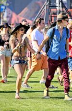 VANESSA HUDGENS at 2014 Coachella Music and Arts Festival in Indio