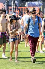 VANESSA HUDGENS at 2014 Coachella Music and Arts Festival in Indio