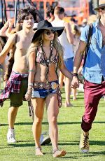 VANESSA HUDGENS at 2014 Coachella Music and Arts Festival in Indio