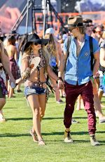 VANESSA HUDGENS at 2014 Coachella Music and Arts Festival in Indio