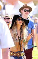 VANESSA HUDGENS at 2014 Coachella Music and Arts Festival in Indio