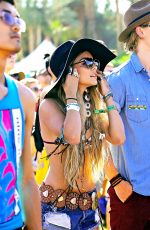 VANESSA HUDGENS at 2014 Coachella Music and Arts Festival in Indio