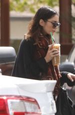 VANESSA HUDGENS at Starbucks in Universal City 